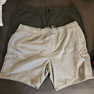 Two pairs of Goodfellow & Co Men's 3xl athletic shorts